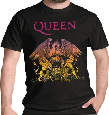 Produktbild von Queen - T-Shirt für Herren/Damen Uni RO279 (XL) (Schwarz)