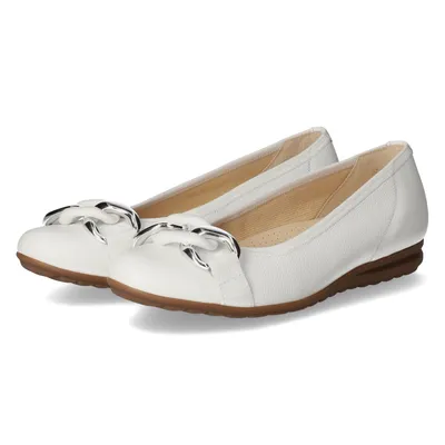 Produktbild von Gabor Ballerinas Damen Glattleder Weiß Größe: 61/2