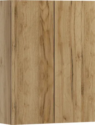 Zdjęcie produktu dla ADK Möbel – wisząca szafka łazienkowa – EVA 60 – 16,6 x 60 x 78 cm, w kolorze złotym, z drewna dębowego Craft