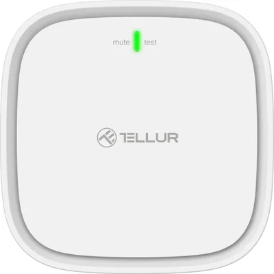 Produktbild von Tellur TLL331291, Kohlendioxid (CO2), Haus, Kabellos, Weiß, Wand, AC, Gleichstrom