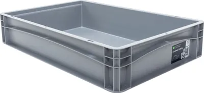 Produktbild von Surplus Systems Eurobox B 60 x 40 x 12 cm, 23,9 L, grau