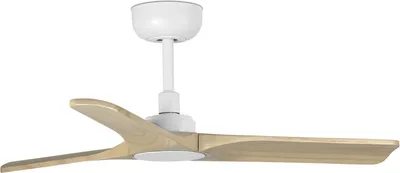 Image de Ventilateur de plafond à basse consommation avec télécommande Heywood 90 cm Blanc