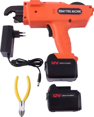 Obrázek produktu pro Elektrický stroj na vázání výztuže 12V Automatický stroj na vázání výztuže Ocelový vázací stroj na pásky