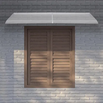 Image de Auvent, protection contre les intempéries, design durable, transparent