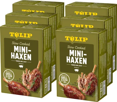 Produktbild von TULIP 6x Mini-Haxe 500g Vakuumverpackt und im Backofen oder Grill zubereitet