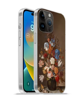 Produktbild von MuchoWow® Handyhülle Schutzhülle Hülle für Apple iPhone 14 Pro - Softcase Stilleben mit Blumen - Kunst - Alte Meister Silikon Softcase Handy Hülle - Umschlag
