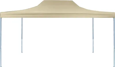 Produktbild von vidaXL Profi-Partyzelt Faltbar 3×4 m Stahl Creme