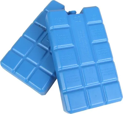 Image de Accumulateurs de froid 2x 400ml pour sac isotherme ou glacière Éléments de refroidissement Ice Blocks Icepack