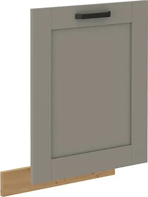 Produktbild von Tür für Einbau-Geschirrspüler LAILI – 713x596 mm, hellgrau / Artisan-Eiche