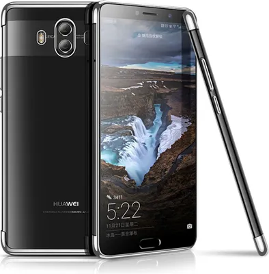 Produktbild von Handy Hülle Schutz Case für Huawei Mate 10 Lite Durchsichtig Transparent Silber