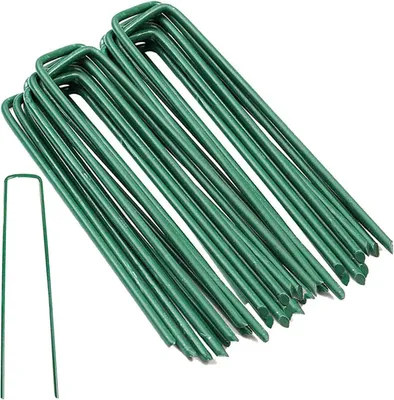 Obrázok produktu pre Zemné kotvy 15 cm, Pozinkovaná oceľ, Odolné proti korózi, Balenie 20, pre záhradu