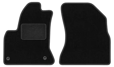 Immagine prodotto di Tappetini anteriori in moquette per Citroen C4 Picasso I 2006-2013 (monovolume) – 2 pezzi, neri, su misura – Wielganizator LUX