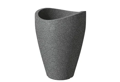 Immagine prodotto di Scheurich 254/40 Fioriera alta in granito nero - 30 cm x 30 cm x 40 cm; 54265