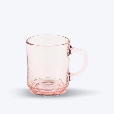 Image de Versailles - Mug en verre Rose 26 cl (Lot de 6)