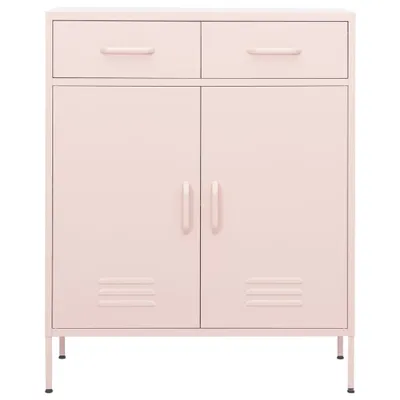 Immagine prodotto di vidaXL Armadio rosa 80x35x101,5 cm acciaio