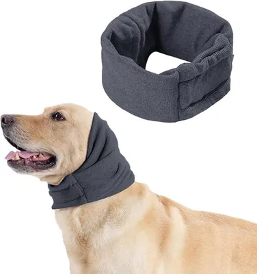 Produktbild von Hundeohrenschutz – Einheitsgröße – Ohrenschutz für Hunde – Schutzkragen für Haustiere  – Geeignet für Hunde mit einem Kopfumfang von 49–54 cm