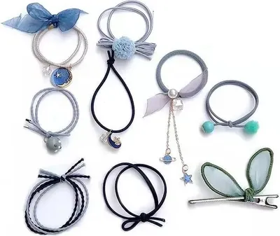 Produktbild von SI-19621 Haarschmuck für Kinder - Blau KP19621