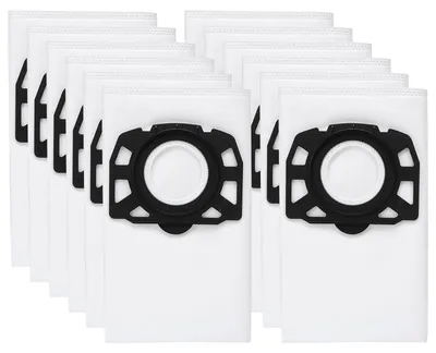 12 Filterbeutel KFI 357 für Karcher WD3, WD2 Plus, KWD 1-3, MV 3, SE 4001/4002