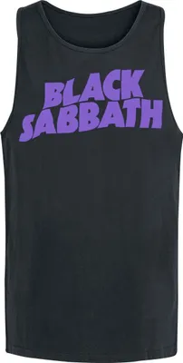 Produktbild von Black Sabbath Tank-Top Herren Logo schwarz Band-Merch, Bands 100% Baumwolle L
