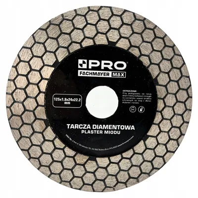 Obrázok produktu pre PRO Tarcza diamentowa do cięcia i szlifowania gresu 45° 125mm