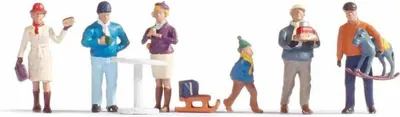 Produktbild von NOCH Weihnachtsmarkt, HO (1:87), Mehrfarbig