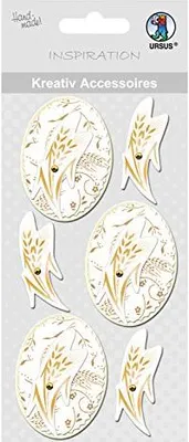 Produktbild von Ursus 564000221 - Kreativ Accessoires, Ähre, 8 Stück, gold