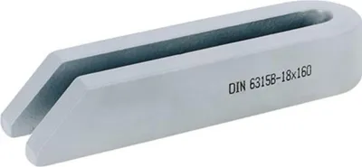 Produktbild von Gabelspanneisen DIN 6315B Schlitz-B.22mm L.250mm f.Spannschraube M20,M22 AMF