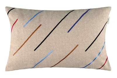 Image de ESPRIT Housse de coussin décoratif Paola beige 30x50cm