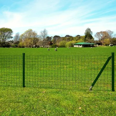 Produktbild von vidaXL Ocelový drátěný plot 10x0,8 m zelený