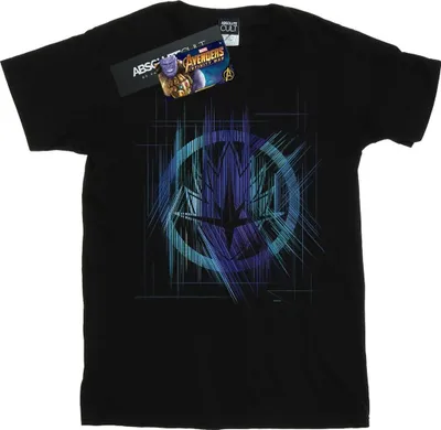 Produktbild von Marvel - "Avengers Infinity War Guardian" T-Shirt für Damen BI11326 (S) (Schwarz)