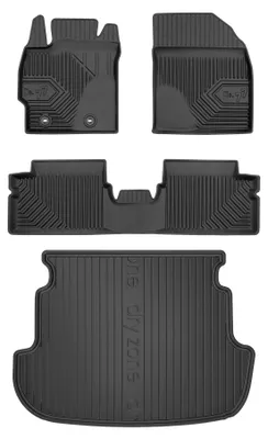 Obrázek produktu pro Autokoberce 3D TPE + vana kufru DryZone pro: Toyota Corolla X 2006-2013 kombi 4 ks