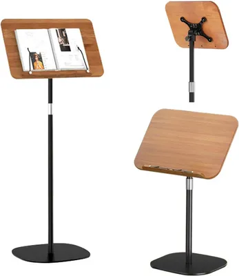 Produktbild von 2-in-1, verstellbarer Bücherständer – Laptopständer mit einstellbarem Winkel