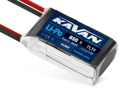 Zdjęcie produktu dla KAVAN Li-Po 850mAh/11.1V 40/80C 9.4Wh