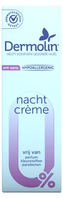 Productafbeelding van Dermolin Nachtcreme Anti-Aging flacon (50 ml)