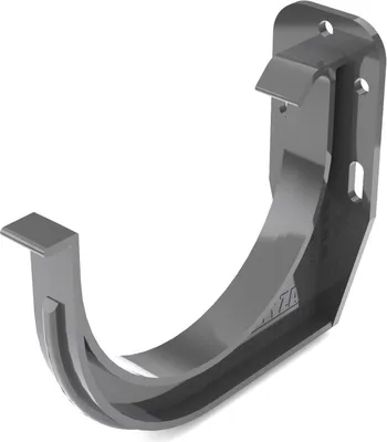 A single gutter bracket is shown against a white background.