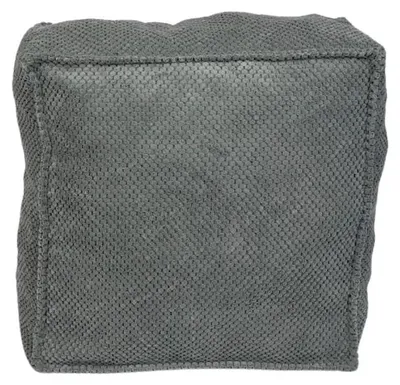 Obrázok produktu pre Malý vankúš-puf Zefir dot šedý samet 40x40