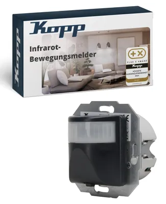 Produktbild von Kopp INFRAcontrol R 180° UP Infrarot-Bewegungsschalter in Anthrazit - Komplettge