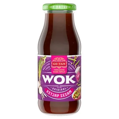 Produktbild von GO-TAN Wok Stir-Fry Ketjap Sesame 240ml - Woksoße mit Ketjap und Sesam