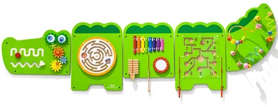 Zdjęcie produktu dla Viga Toys Wandspel - krokodyl