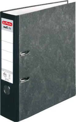 Image de herlitz Ordner maX.file nature pocket, schwarz