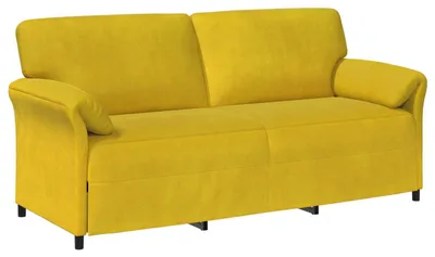 Immagine prodotto di vidaXL Divano a 3 posti Giallo 198 x 83 x 95 cm Velluto