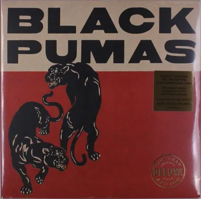 Zdjęcie produktu dla Black Pumas - Black Pumas (Anniversary Edition) (Red & Gold Coloured) (2 LP)