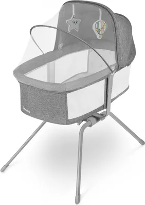 Obrázok produktu pre Skladacia kempingová postieľka s hojdacím mechanizmom a matracom pre deti