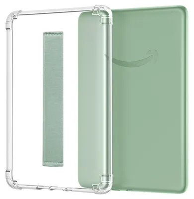 Productafbeelding van MoKo hoesje voor Kindle 6" (11e generatie, 2024/2022) met handlus, agavegroen