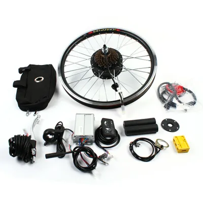 Image de 36V 250W E-bike Kit de conversion électrique vélo roue arrière moteur de conversion LED 20 pouces