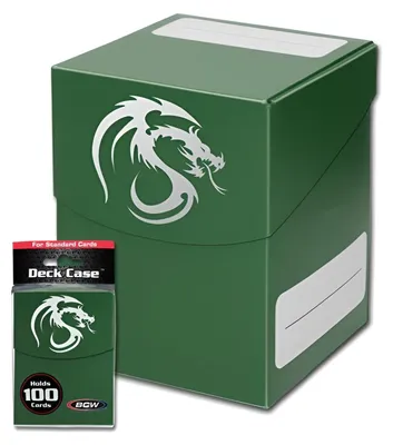 Image de BCW Deck Case Standad Matte 100+- Green