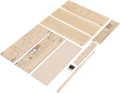 Produktbild von 1:130 Segelboot-Bausatz aus Holz, Intelligenzentwicklung, DIY, wissenschaftlicher, antiker Modellschiffbau für Teenager und Erwachsene