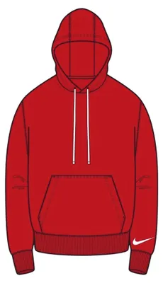 Produktbild von NIKE Damen Park Sweatshirt, University Red/White, M EU