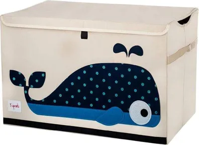 Productafbeelding van Famanu speelgoedkist voor kinderen - Walvisdesign