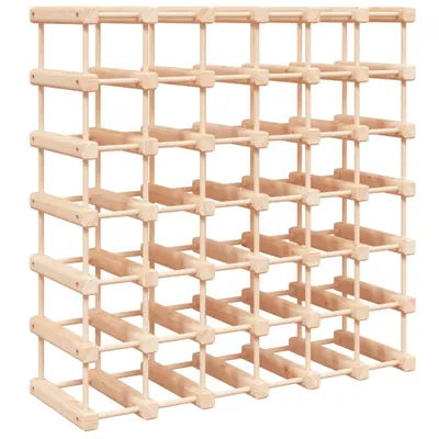 Immagine prodotto di Portabottiglie per 42 bottiglie 68,5x23x68,5 cm in legno di pino massiccio